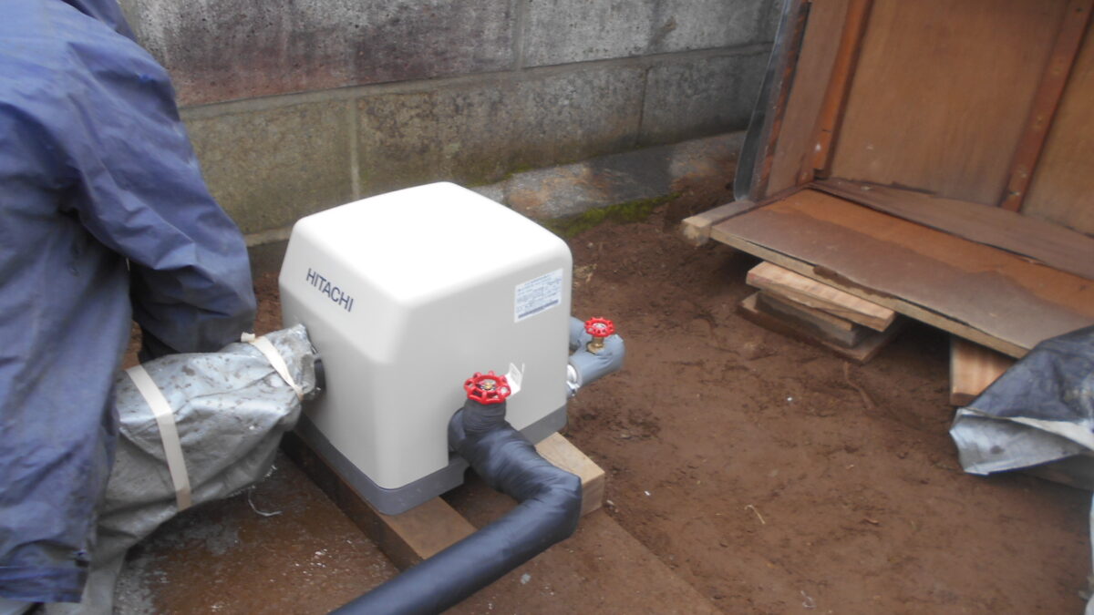 茨城県内各地　つくば市　土浦市　石岡市　下妻市で日立井戸ポンプにテラル水中ポンプの修理交換は　お気軽にお問い合わせくださいませ。